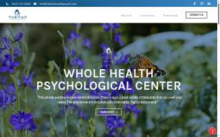 Whole Health Psychological Center of Palm Springs website