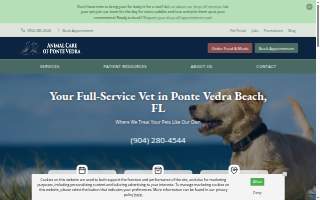 Animal Care of Ponte Vedra website