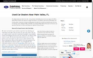 AutoNation Ford Jacksonville website