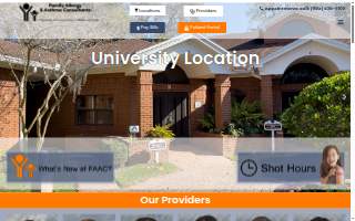 Family Allergy & Asthma website
