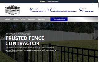 First Coast Fence LLC website