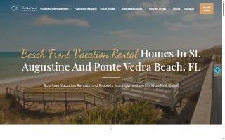 Florida Coast Beach Rentals website