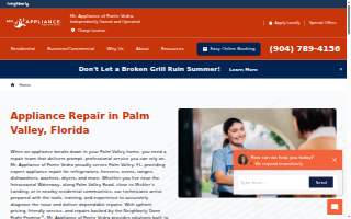 Home Appliance Service and Repair Palm Coast website