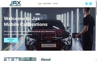 Jax Mobile Calibrations and Auto Glass Services website