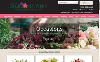 Kuhn Flowers at Ponte Vedra website