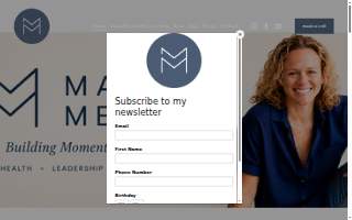 Marie Merritt Coaching website