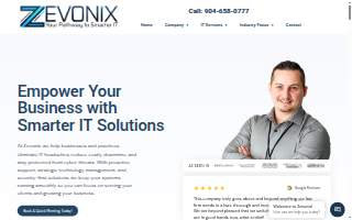 Zevonix website
