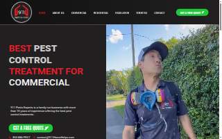 911 Pests Experts website