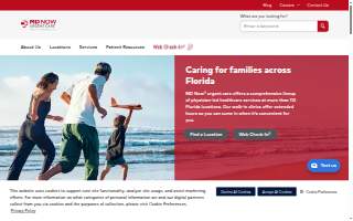 MD Now Urgent Care - Cutler Bay of Palmetto Bay website
