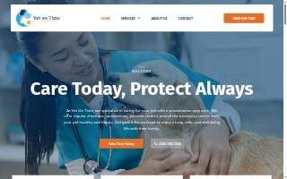 Vet on Time website