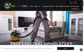 850 Clean Crew website