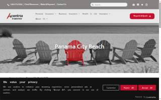 Coastal Community Insurance Now Proudly Partnered with Acentria Insurance website
