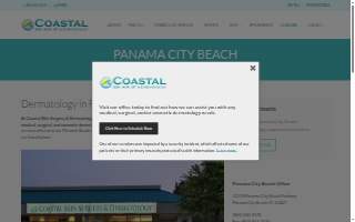 Coastal Skin Surgery & Dermatology of Panama City Beach website