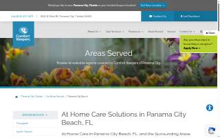 Comfort Keepers of Panama City website