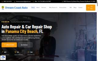 Dream Coast Auto - Panama City Beach website