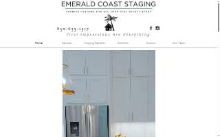 Emerald Coast Staging website