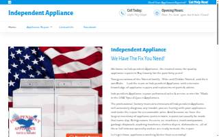 Independent Appliance, Inc. of Panama City Beach website