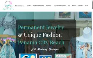 JD Maclang Boutique and Permanent Jewelry website