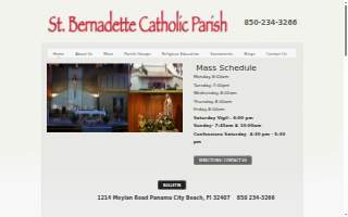 St Bernadette John Lee Outreach Center website