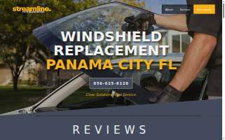 Streamline Auto Glass Repair of Panama City Beach website