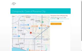 Chiropractic Care of Panama City website