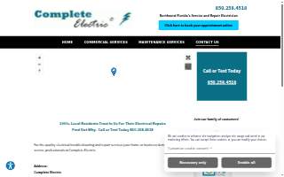 Complete Electric website