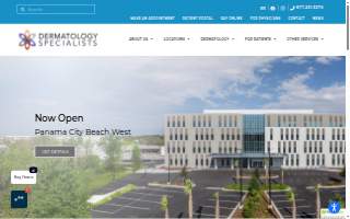 Dermatology Specialists of Florida website