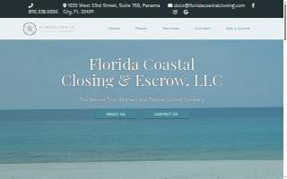 Florida Coastal Closing & Escrow, LLC website