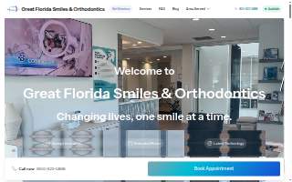 Great Florida Smiles & Orthodontics of Panama City website