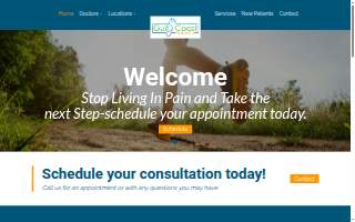 Gulf Coast Podiatry website