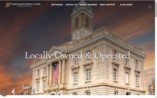Heritage Funeral Home & Cremation Services LLC website