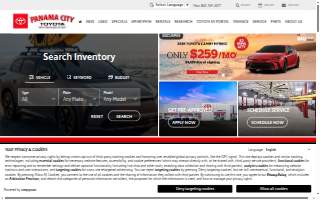 Panama City Toyota website