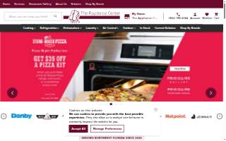 The Appliance Center website