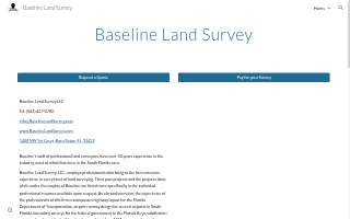 Baseline Land Survey website