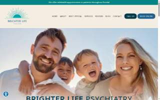 Brighter Life Psychiatry website
