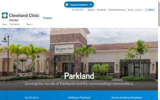 Cleveland Clinic Florida - Parkland website