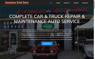 Japanese Auto Care of Parkland website