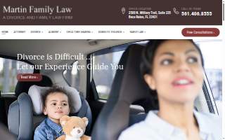 Martin Family Law of Parkland website