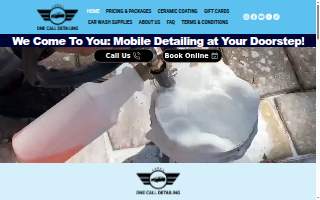 One Call Detailing of Parkland website