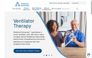 Preferred Care at Home of Coral Springs website