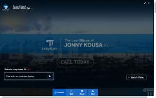 The Law Offices of Jonny Kousa, P.L. website