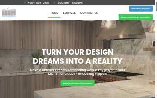 Bidenza Kitchen Remodeling website