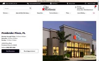 City Mattress of Pembroke Pines website