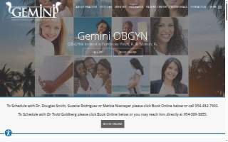 Gemini OBGYN of Pembroke Pines website