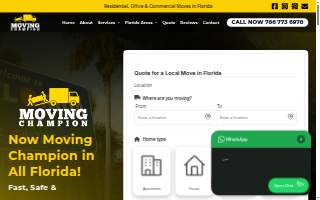 Moving Champion ALL FLORIDA of Pembroke Pines website
