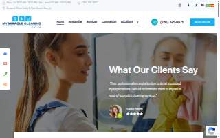 My Miracle Cleaning House website