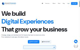 Network Strategics website