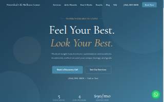 Nourished Life Wellness website