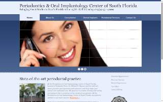 Periodontics & Oral Implantology Center of South Florida website