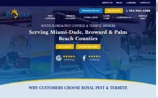 Royal Pest & Termite website